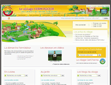 Tablet Screenshot of fermadour.com